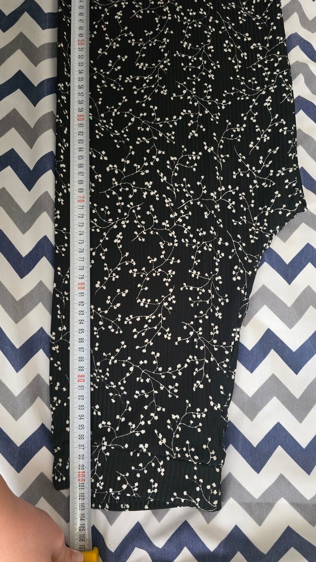 Kadın Siyah Pilili Rahat Kumaş Pantolon - Görsel 4