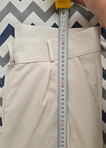 Beyaz Kadın Kumaş Pantolon - Görsel 4