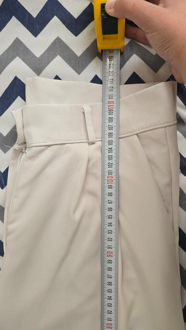 Beyaz Kadın Kumaş Pantolon - Görsel 4