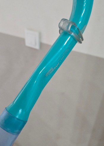 Turkuaz Şeffaf Dalgıç Gözlüğü ve Şnorkel Seti - Görsel 2