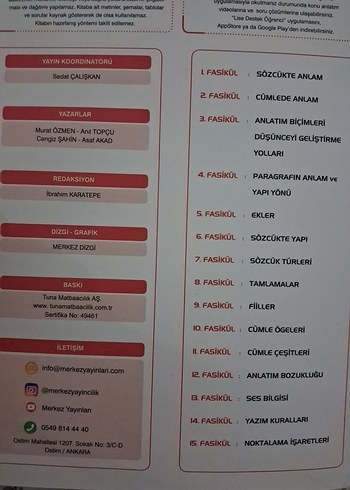 Diğer Tyt Türkçe konu anlatımlı soru bankası