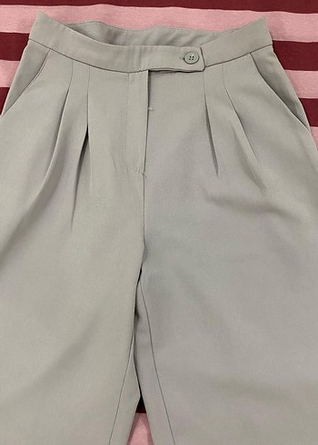 Gri kumaş pantalon - Görsel 2
