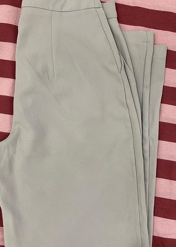 Gri kumaş pantalon - Görsel 3