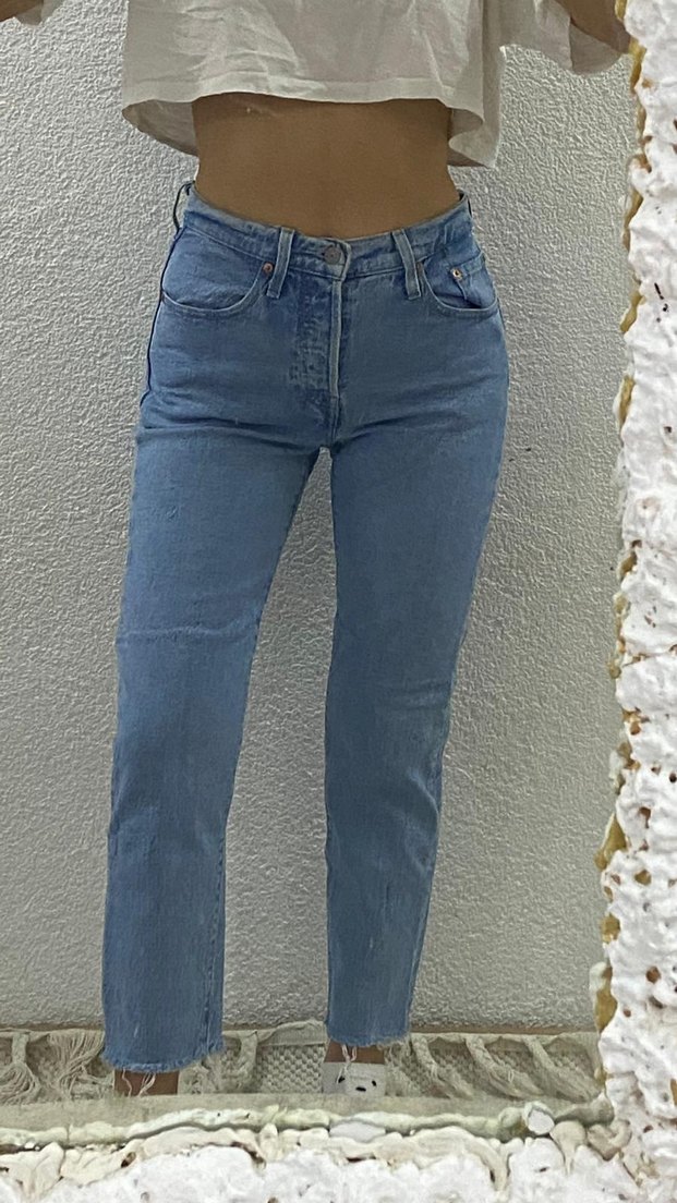 Mavi Kadın Midi Boy Denim Jean - Görsel 2