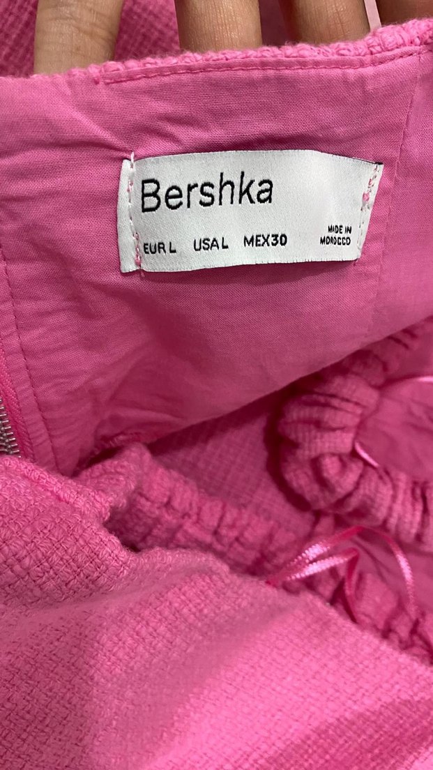 Bershka mini pembe tulum - Görsel 3