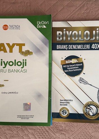 345 AYT Biyoloji + tyt deneme
