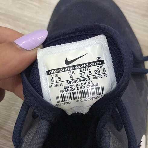 37 Beden Nike ayakkabı