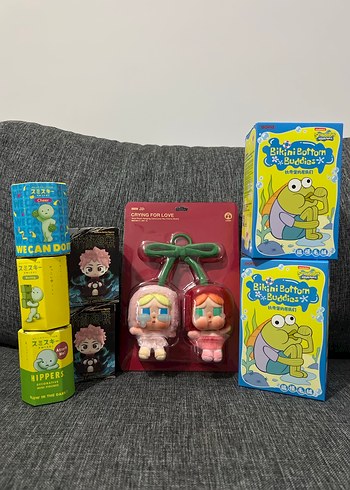 Orj Pop mart cry baby bikini bottom buddies jjk ve smiski hipper