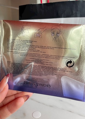 Shiseido göz maskesi - Görsel 3