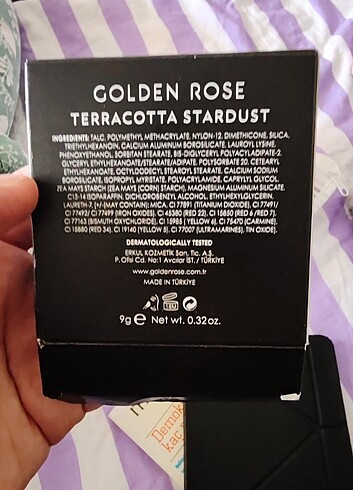  Beden Golden rose terracota allık