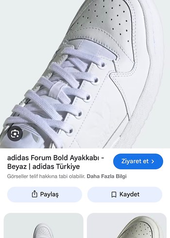 39 Beden adidas Forum Bold W Kadın Beyaz Spor Ayakkabı