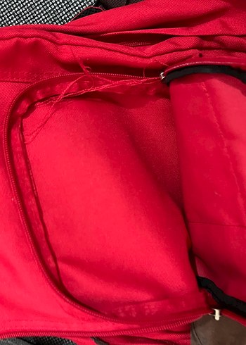 Slazenger Kırmızı Fermuarlı Kadın Sırt Çantası - Görsel 2