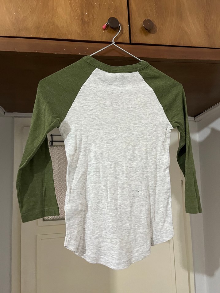 Gri Uzun Kollu Tişört - Görsel 2