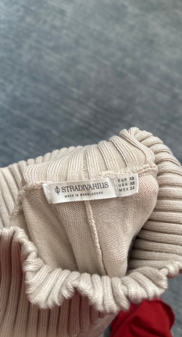 Bej Triko Kadın Bol Kesim Eşofman Altı - Görsel 2