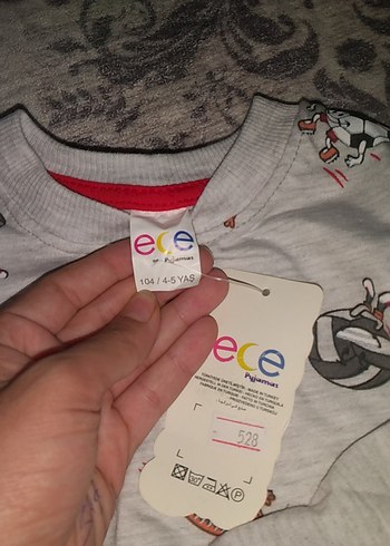 24-36 Ay Beden gri Renk Gri Baskılı Erkek Çocuk Sweatshirt