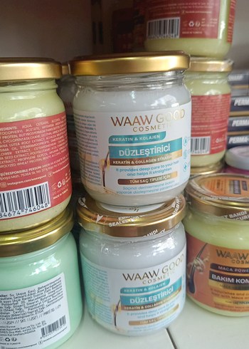 Beden Waaw Good Keratin & Kolajen Düzleştirici Saç Maskesi
