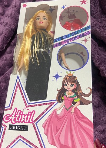 Atinil Bright Bebek - Uzun Sarı Saçlı