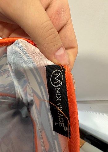 Renkli Bohem V Yaka Uzun Elbise - Görsel 2