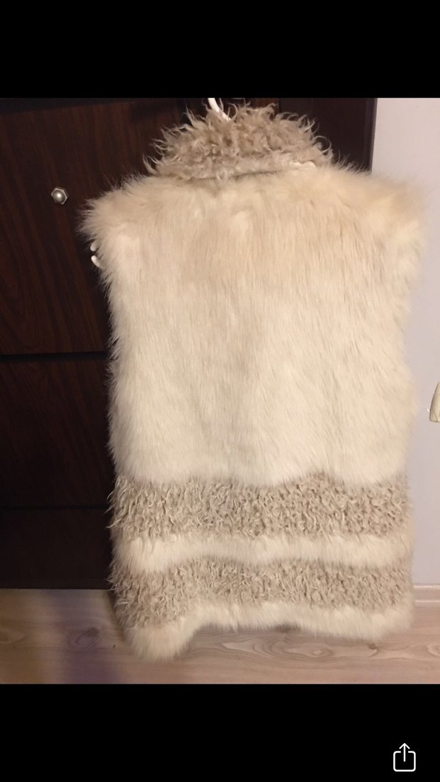 H&M kürklü yelek - Görsel 2