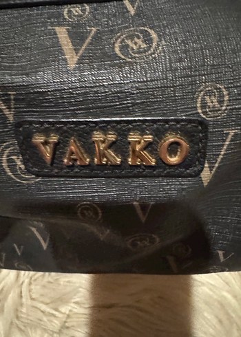 Vakko Vakko Siyah Deri Kadın Çanta