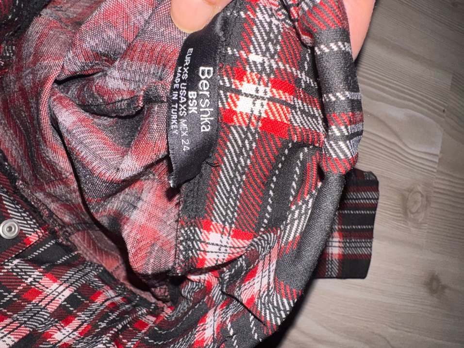 Kadın Çok Renkli Kareli Kumaş Pantolon - Görsel 4