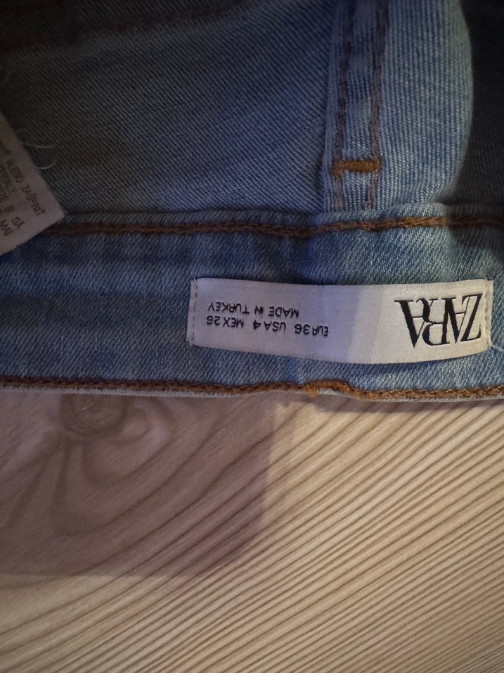 Kadın Gri Midi Boy Dar Kesim Kot Pantolon - Görsel 3