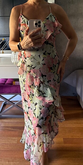 ZARA ŞIFON ELBİSE