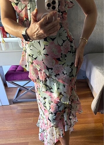 Zara ZARA ŞIFON ELBİSE
