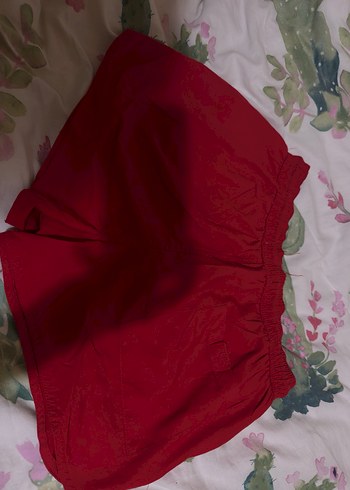 Düğmeli Kırmızı Erkek Deniz Şort - Görsel 4