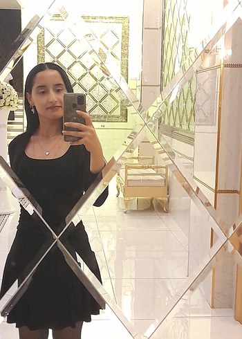 m Beden Siyah Uzun Kollu Kadın Bluz