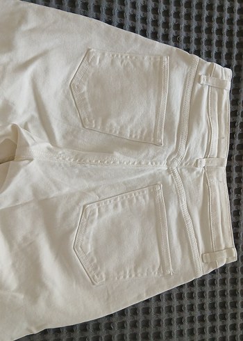 Koton Beyaz Kadın Kot Pantolon Regular Fit - Görsel 5