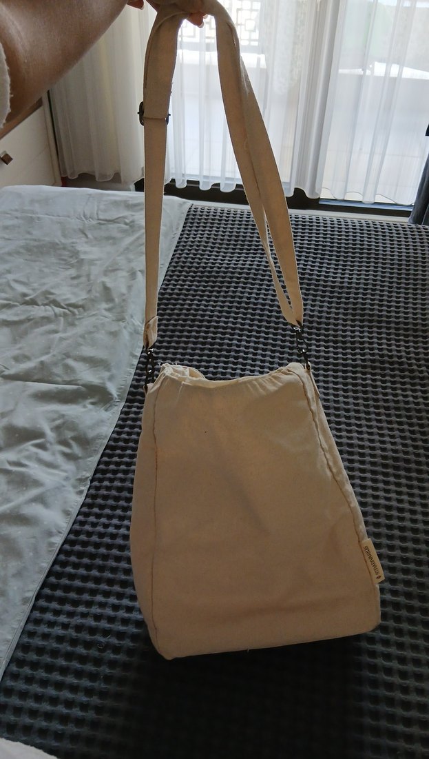 Stradivarius Keten Bej Kadın Çanta - Görsel 2