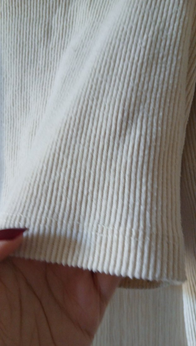 Kadın Beyaz Basic Triko - Görsel 5