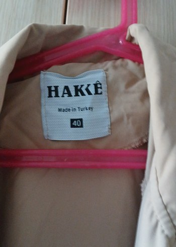 Bej Uzun Kadın Trençkot - Görsel 7