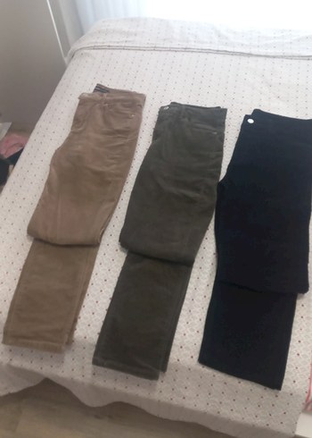 Kadife Straight pantolonlar - Görsel 9