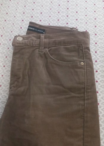 Kadife Straight pantolonlar - Görsel 5