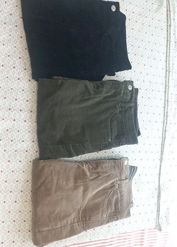 Kadife Straight pantolonlar - Görsel 2