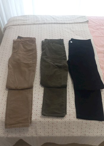 Kadife Straight pantolonlar - Görsel 8