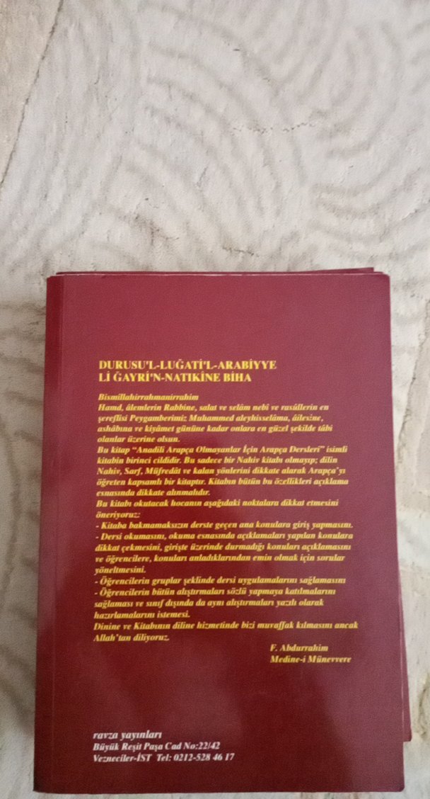 Arapça  Kitap Seti Durusul Luğatul Arabiyye - Görsel 4