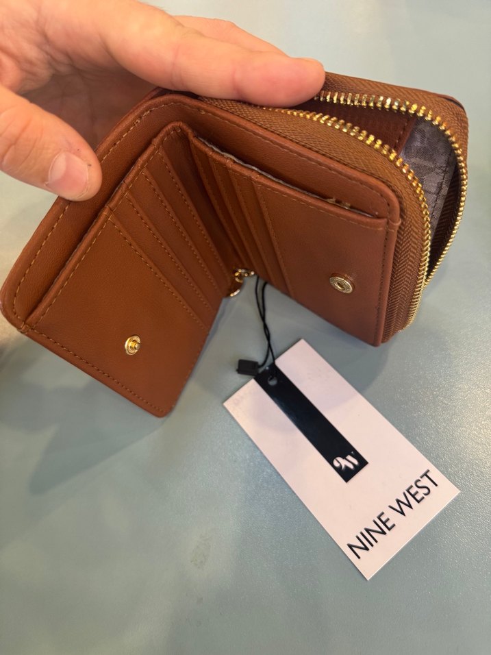 Deri Fermuarlı Kadın Cüzdanı - Nine West - Görsel 3