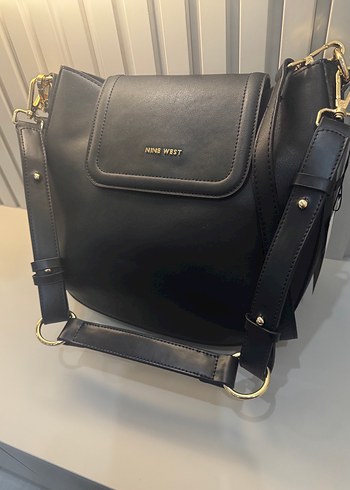 Nine West Siyah Deri Kadın Çanta - Görsel 2