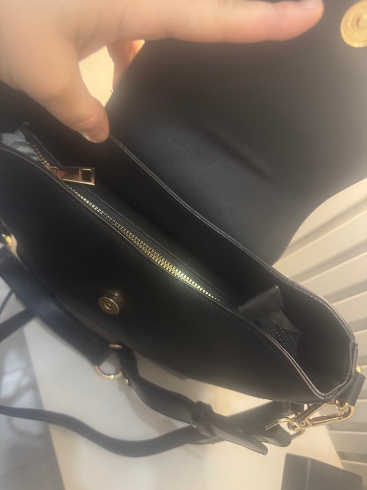 Nine West Siyah Deri Kadın Çanta - Görsel 3