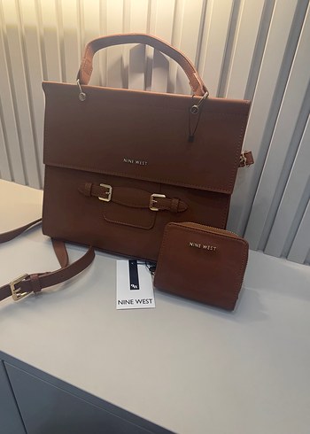 Nine West Kahverengi Deri Kadın Çanta - Görsel 3