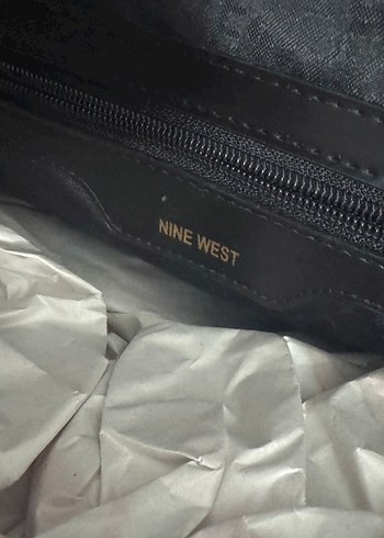 Nine west siyah çanta - Görsel 6