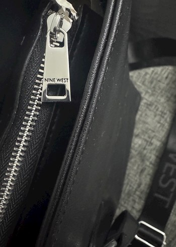 Nine west siyah çanta - Görsel 9