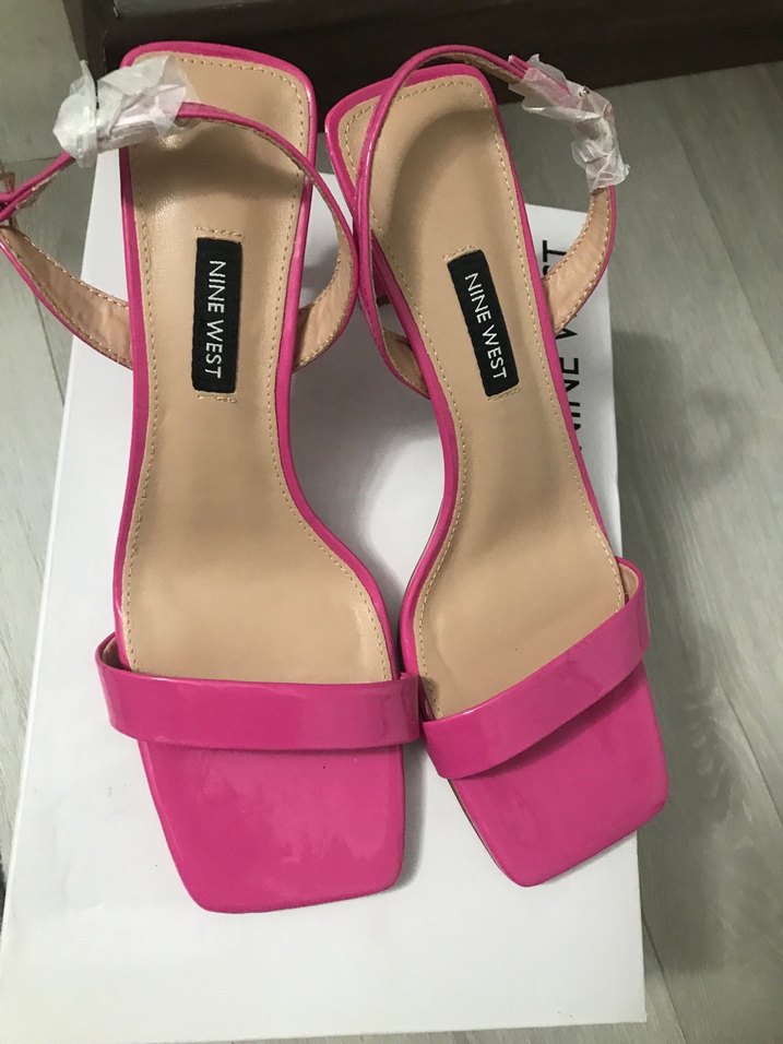 Nine West Pembe Rugan Stiletto Topuklu Ayakkabı - Görsel 2