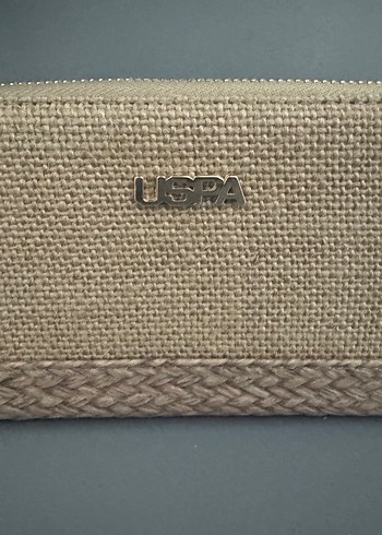 USPA Nakışlı Bej Kadın Cüzdan - Görsel 2
