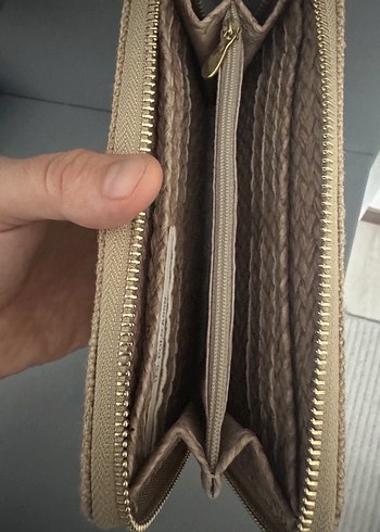 USPA Nakışlı Bej Kadın Cüzdan - Görsel 5