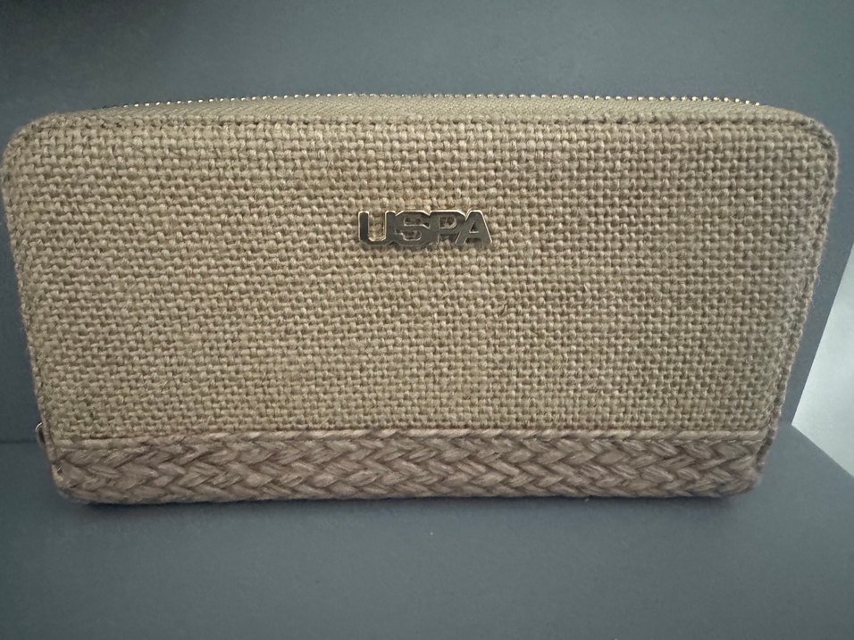 USPA Nakışlı Bej Kadın Cüzdan - Görsel 2