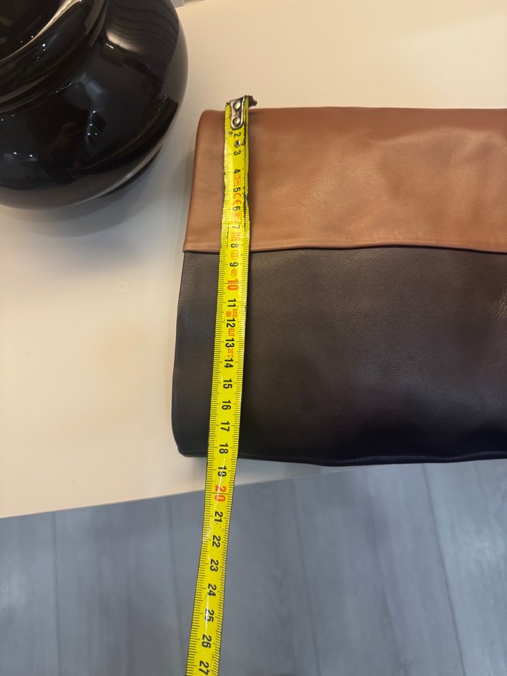 Kahverengi Deri İnce Topuklu Dizüstü Çizme - Görsel 3